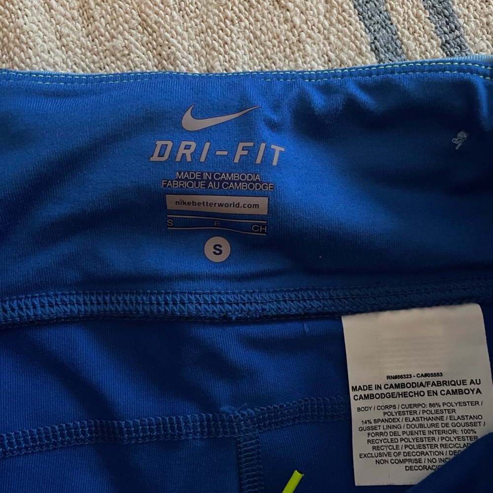 Nike Women's Athletic Shorts in Blue Tones - Picture 2 of 3